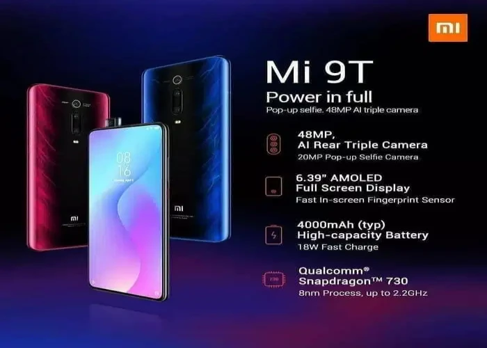 Xiaomi MI 9T Brand New Mobile On Easy Installment